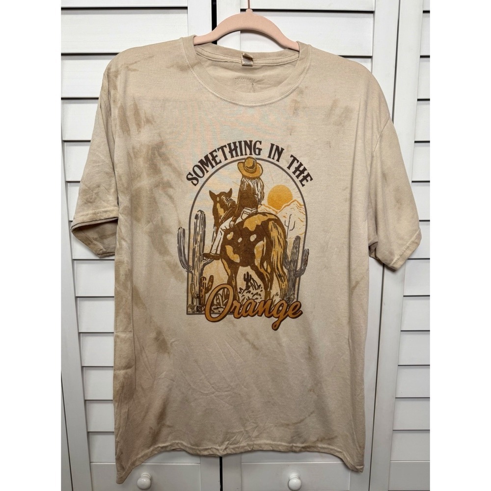 Zach Bryan "Something in the Orange" Tie Dye Graphic T-Shirt Size Large